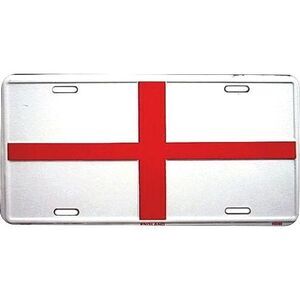 England Flag License Plate